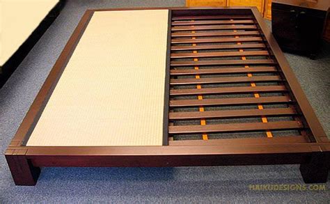 Raku Tatami Platform Bed Tatami Bed Platform Bed Japanese Platform Bed