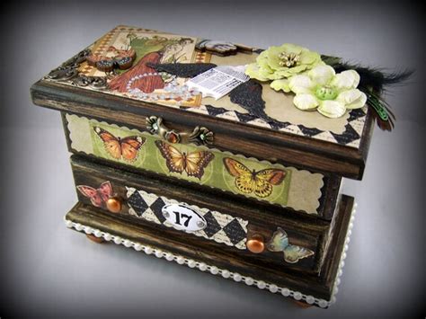 Curious Jewelry Box Altered Art Mixed Media 3d By Thefaerywatcher
