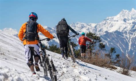 Mountain Cycling Biking In Nepal