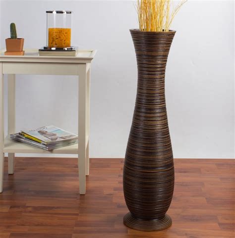 68 cm in feet and inches will convert 68 centimeter to feet and inches as well as other units such as miles, kilometers, yards, and meters. Tall Floor Vase 30 inches Wood Brown * Visit the image ...