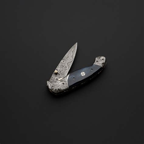 Blade is sharp and straight bone is smooth,with no flaws,lock is strong,solid and tight. Riku Blue Camel Bone Folding Knife - Shibui Knives - Touch ...