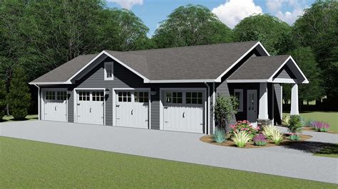 4 Car Garage House Plans Get Your Dream Home Ready For A Vehicle Fleet