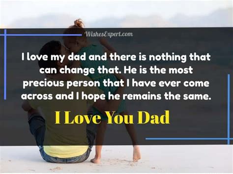 31 Sweet I Love You Messages For Dad With Images