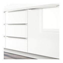 The feeling of closing a cabinet and seeing the door swing shut slowly, gently and without any risk of a sudden bang. RINGHULT Door, high gloss white, 18x30" - IKEA | Corner ...