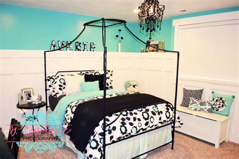 Turquoise Black And White Bedroom Ideas Home Decorating