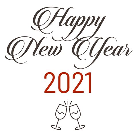Gerinasari 39 Afbeelding Happy New Year 2021 Champagne