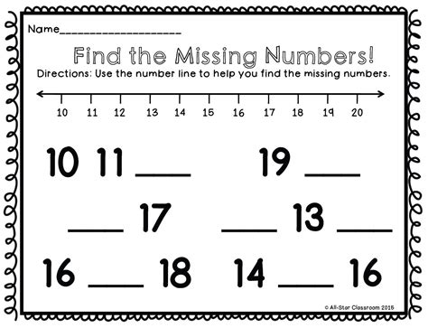 Number Sequencing Freebie Stars Classroom Differentiated Instruction