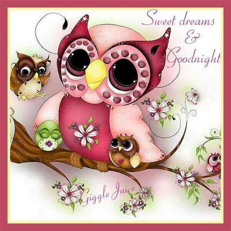 Good Night Owl Art Owl Clip Art Owl Cartoon