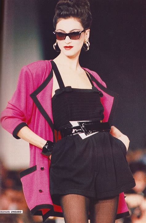 Emanuel Ungaro Springsummer 1988 Fashion 1980s 1980s Fashion