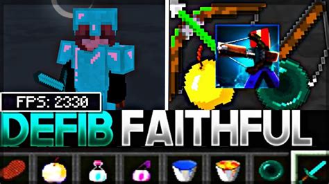 Defib Faithful 32x Mcpe Pvp Texture Pack Fps Friendly By Vattic Youtube