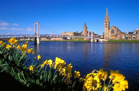 Inverness In The Highlands Of Scotland Has The Heart Of A City And The