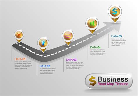 Infographic Business Roadmap Timeline 680342 Vector Art At Vecteezy