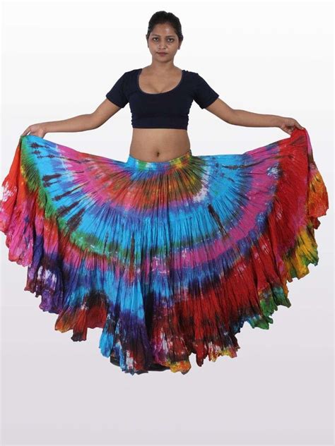 ultra gypsy tribal belly dance tie dye skirts