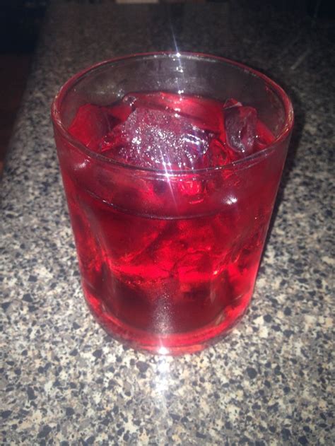 Vodka And Cranberry Juice With A Dash Of Seltzer Water Cranberry