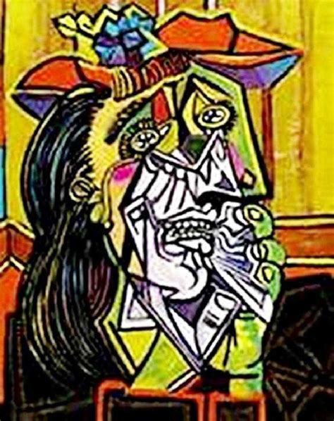 Weeping Woman With Red Hat Collection Domaine Picasso