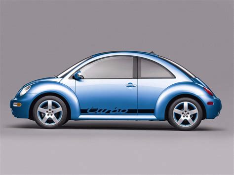 Volkswagen New Beetle 1998 2011 Turbo Lettering Side Graphics Decal