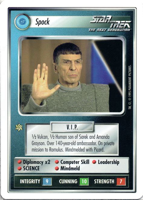 Spock I2pg Cardguide Wiki Fandom