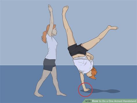 How To Do A One Armed Handstand 15 Steps With Pictures