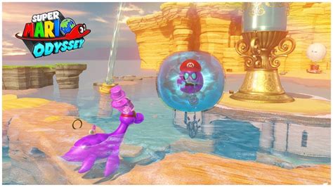 Super Mario Odyssey At The Beach In Seaside Kingdom Nintendo Switch