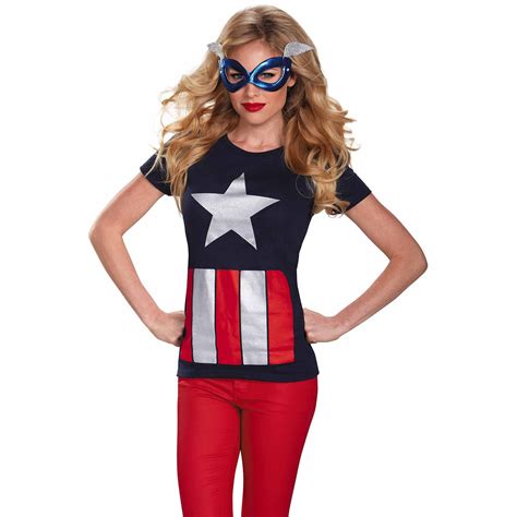 Captain America Womens Adult Costume