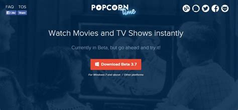 Popcorn Time omogoča gledanje filmov in serij preko P2P omrežja brez