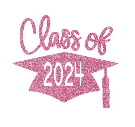 Class Of 2024 Graduation Cap Vinyl Decal Graduation Tshirt