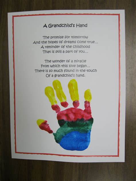 Grandparents Day Poem Printable