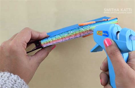 Diy Hot Glue Book Binding With Video Tutorial Smiling Colors