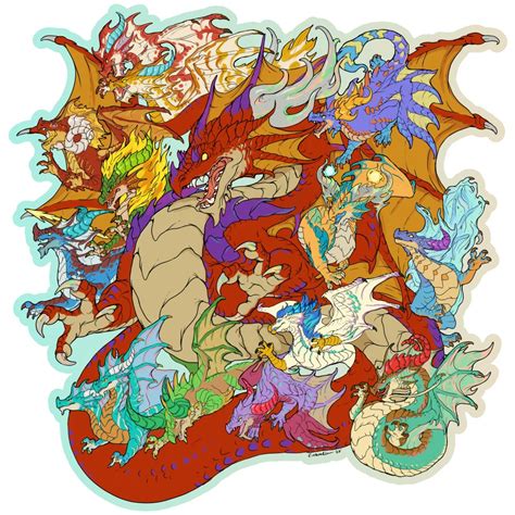 2021 Zodiac Dragons Special Vinyl Sticker Reward — Weasyl