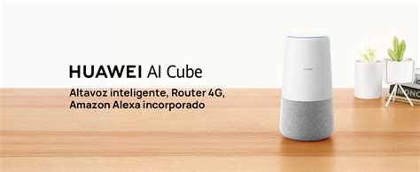 Huawei Ai Cube Altavoz Inteligente Con Conexión Móvil Lte Cat6