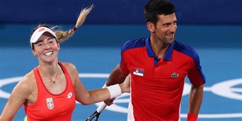 Djokovic hailed as 'best in history' by mixed doubles partner Stojanovic