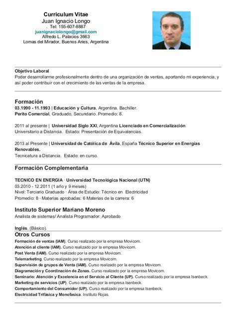 Curriculum Vitae Modelo Basico Uruguay Example Good Resume Template