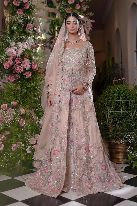 Latest Walima Long Maxi In Pink Color Y6203 Bridal Dresses Bridal