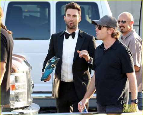 Adam Levine Gets An On Set Surprise From Behati Prinsloo Photo 3256733
