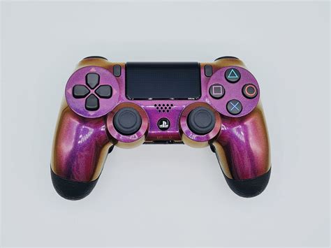 Stelf Controles Controle Ps4 Com Grip Purple Chameleon Stelf