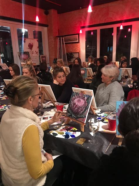 June Paint And Sip Event At Alforno Restaurant