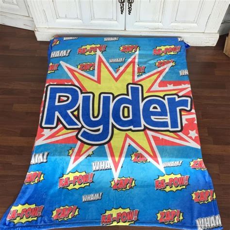 Superhero Personalized Blanket