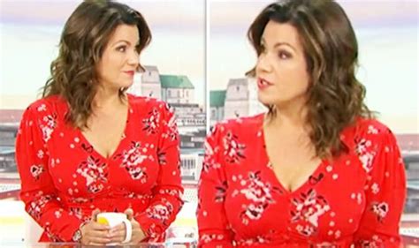 Susanna Reid Turns Heads In Tight Low Cut Dress As She Sends Gmb Viewers Into A Frenzy
