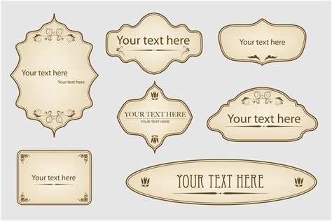 Free Printable Old Fashioned Labels | Free Printable A to Z