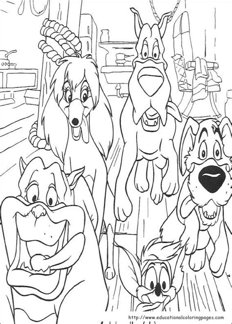 oliver  company coloring pages educational fun kids coloring pages  preschool skills