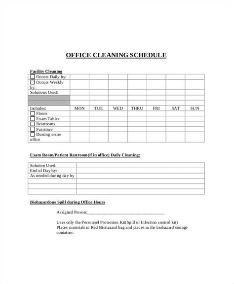 Work Cleaning Checklist Template Images And Photos Finder