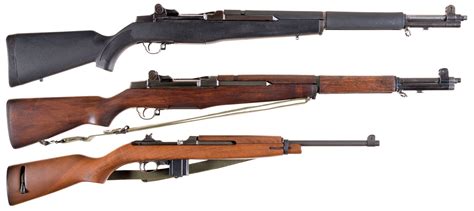Three Semi Automatic Longarms A Beretta M1 Garand Rifle Rock Island