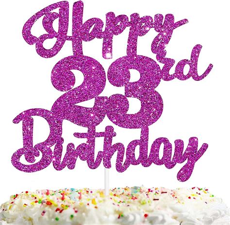 Happy 23rd Birthday Cake Topper For Birthday Party Turkey Ubuy