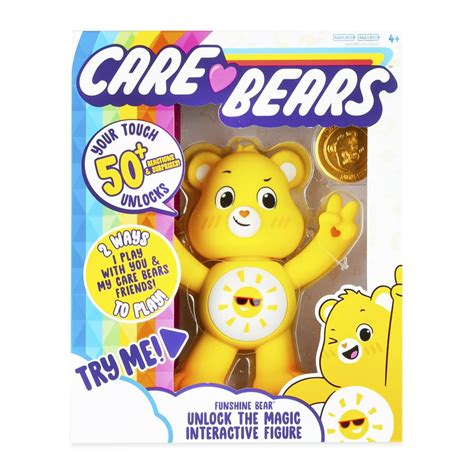 New Care Bears 5 Interactive Figure Funshine Bear Your Touch