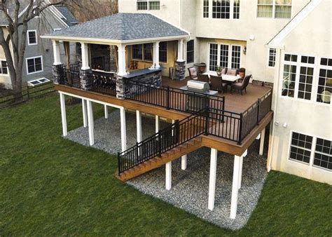 54 Awesome Backyard Patio Deck Design And Decor Ideas Patio Deck