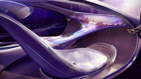 Avatar Inspired Mercedes Benz Vision Avtr Concept Car Lands At Ces 2020