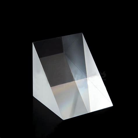 50x50x50mm Optical Glass Triangular Prisms Lsosceles K9 Prism Physics