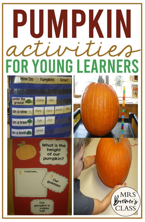 Pumpkin Fun Math And Literacy Activities With Pumpkins Mrs