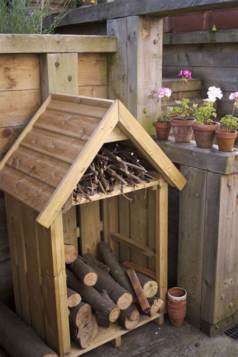 37 Brilliant Diy Outdoor Firewood Storage Ideas Homemydesign