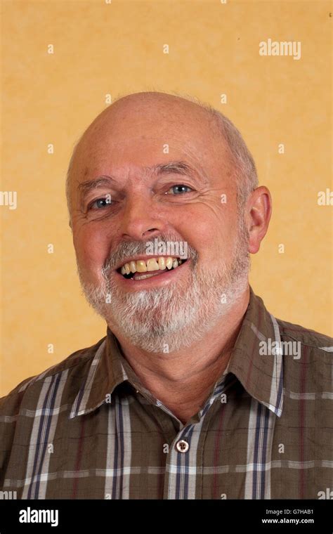 Elderly Man 59 Laughing Stock Photo Alamy